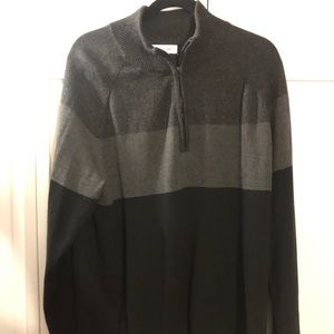 Calvin Klein half zip up pull over sweater